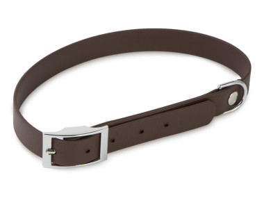 Firedog BioThane Halsband Basic 19 mm 45-53 cm dunkelbraun