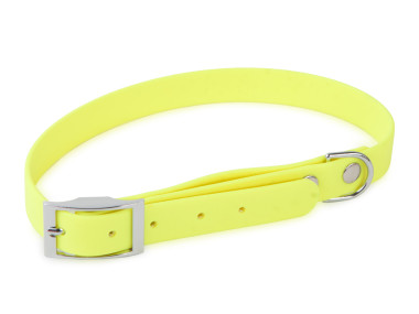 Firedog BioThane collar Basic 19 mm 40-48 cm neon yellow