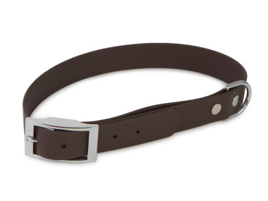 Firedog BioThane Halsband Basic 25 mm 40-48 cm dunkelbraun