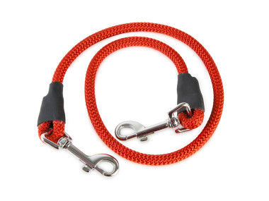 Firedog Coupling piece 8 mm classic snap hook 60 cm red