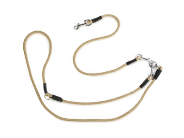 Firedog Hunting leash 8 mm S 210 cm classic snap hook beige