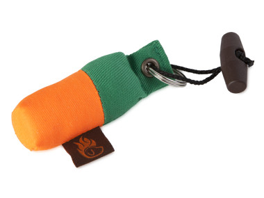 Firedog Keychain minidummy green/orange