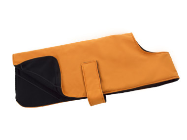 Firedog Softshell-Hundejacke PetWalk orange/schwarz 45 cm XXS