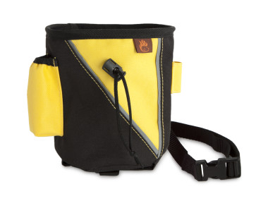 Firedog Treat bag large black/yellow