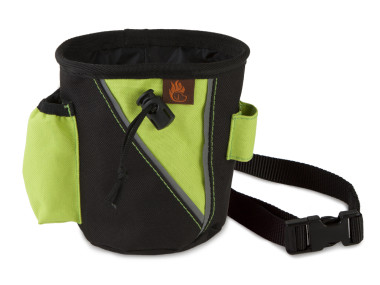 Firedog Treat bag small black/neon green