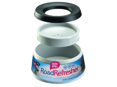 Road Refresher™ water bowl large 1,4 l grey