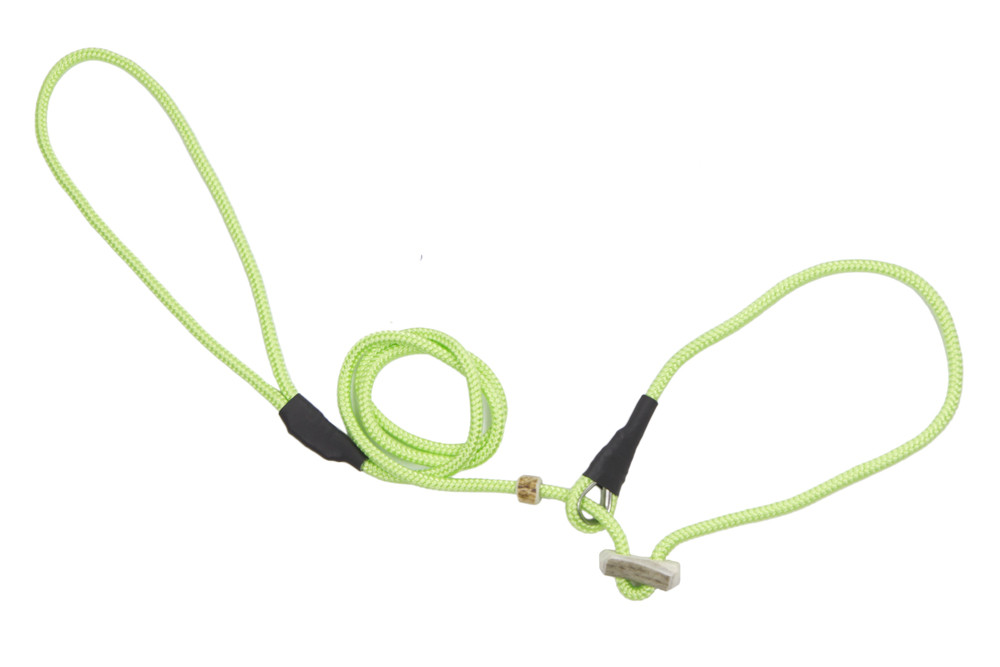 Firedog Moxon leash Classic 6 mm 130 cm lime green with double hornstop ...
