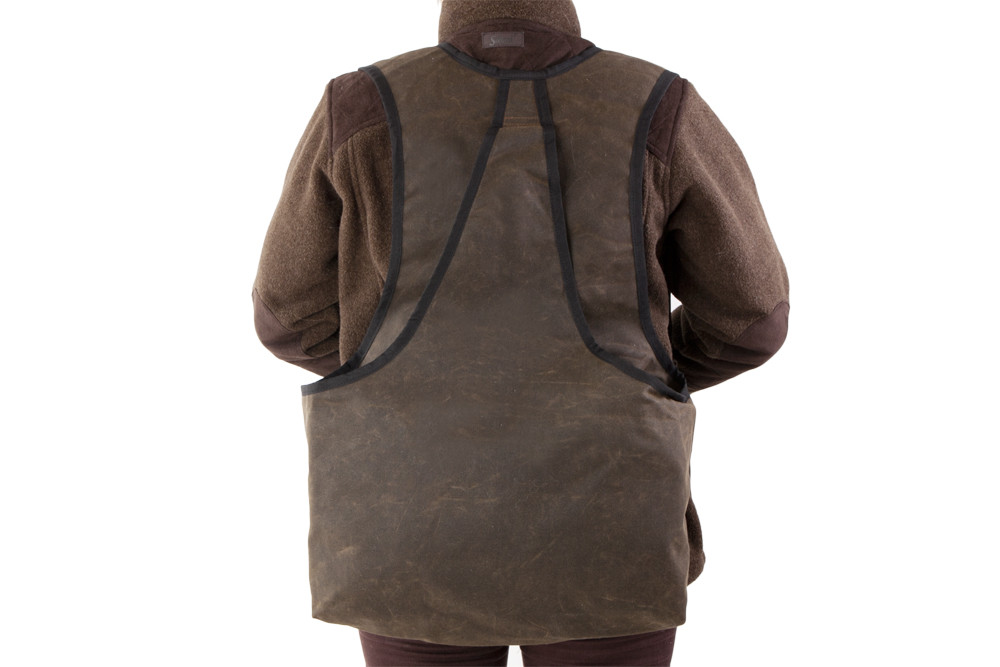 Firedog Waxed cotton Dummy vest Hunter S brown - WDVH100 ...