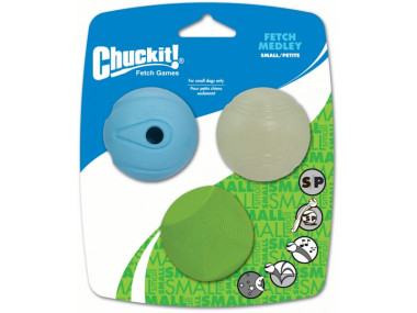 Chuckit! Fetch Medley Balls Small 5 cm set 3 ks