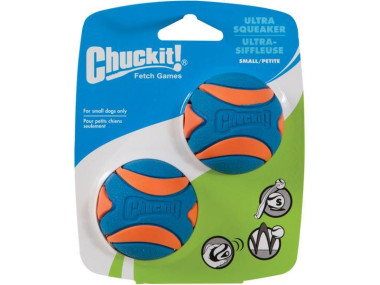 Chuckit! Ultra Squeaker Ball Small 5 cm - 2 ks na karte  