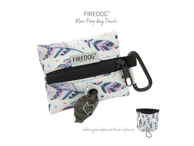 Firedog Mini Zásobník na sáčky na exkrementy nylon Feather Dream