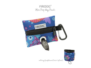 Firedog Mini Zásobník na sáčky na exkrementy nylon Happy Owls