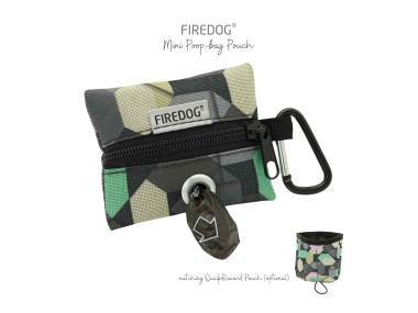 Firedog Mini Zásobník na sáčky na exkrementy nylon Pastel Blocks