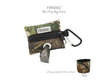 Firedog Mini Zásobník na sáčky na exkrementy nylon Woodland camo