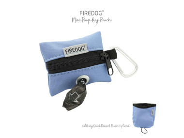 Firedog Mini Zásobník na sáčky na exkrementy Softshell levanduľový