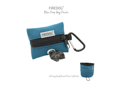 Firedog Mini Zásobník na sáčky na exkrementy Softshell petrolejový