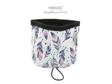 Firedog QuickReward vrecko na maškrty nylon Feather Dream