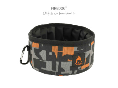 Firedog Click & Go travel bowl 1,0 L Urban Camo