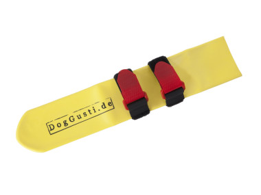 DogGusti Hunde-Gummistiefel L ca. 8,5 cm gelb