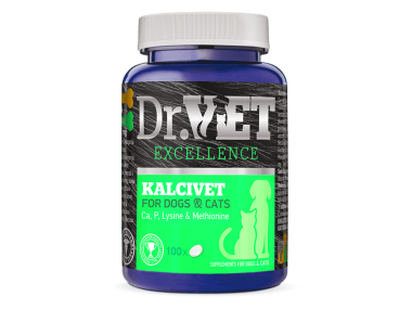 Dr.VET Excellence KALCIVET 500g 500 tablets BEST BEFORE 01/11/2026