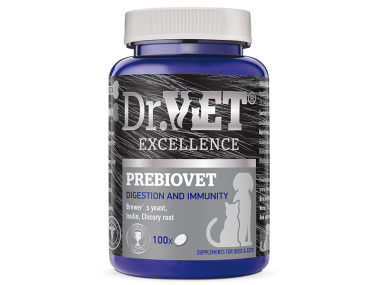 Dr.VET Excellence PREBIOVET pre zdravú črevnú mikroflóru 100 tabliet 