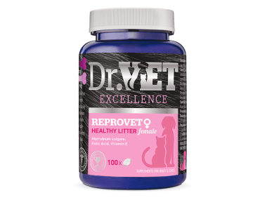 Dr.VET Excellence REPROVET female pre zdravé a početné vrhy 100 g 100 tabliet