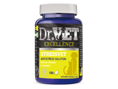 Dr.VET Excellence STRESSVET kontrola stresu z prostredia 100 g 100 tabliet