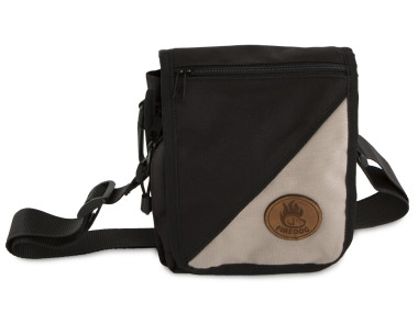 Firedog Umhängetasche schwarz/beige