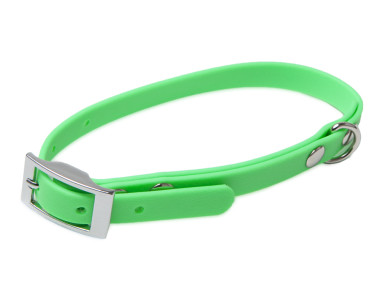 Firedog BioThane collar Basic 13 mm 20-28 cm light green
