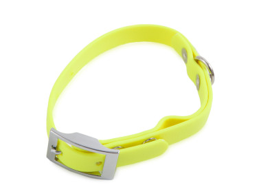Firedog BioThane collar Basic 13 mm 20-28 cm neon yellow
