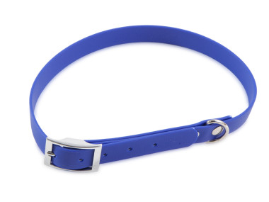 Firedog BioThane collar Basic 19 mm 30-38 cm blue