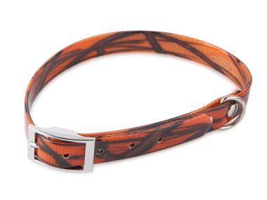 Firedog BioThane collar Basic 19 mm 30-38 cm camo orange