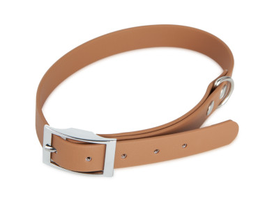 Firedog BioThane obojok Basic 19 mm 50-58 cm svetlohnedý