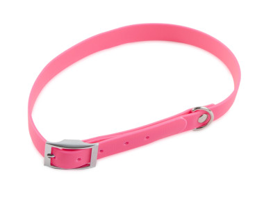 Firedog BioThane collar Basic 19 mm 30-38 cm pink