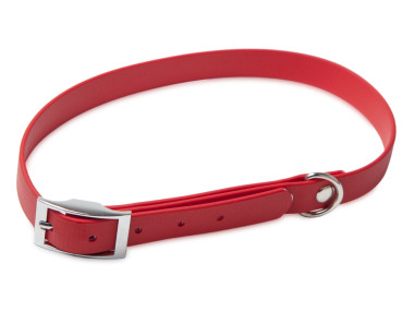 Firedog BioThane Halsband Basic 19 mm 40-48 cm rot