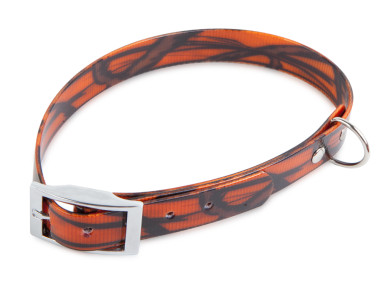 Firedog BioThane collar Basic 25 mm 50-58 cm camo orange