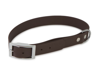 Firedog BioThane Halsband Basic 25 mm 50-58 cm dunkelbrown