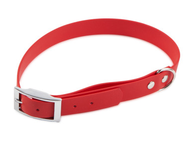 Firedog BioThane Halsband Basic 25 mm 50-58 cm rot