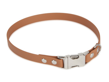 Firedog BioThane obojok Clip 19 mm 38 cm svetlohnedý