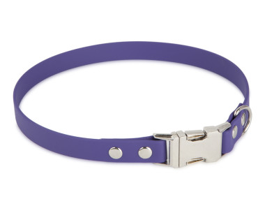 Firedog BioThane collar Clip 19 mm 35 cm violet