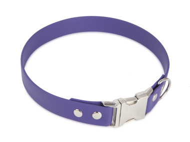Firedog BioThane collar Clip 25 mm 55 cm violet
