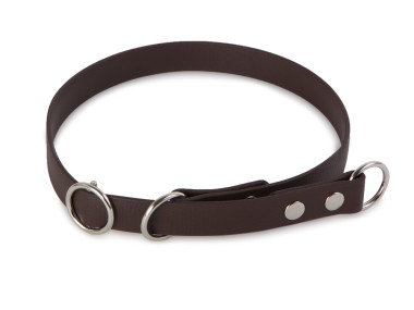 Firedog BioThane Halsband Sport 19 mm 55 cm dunkelbraun