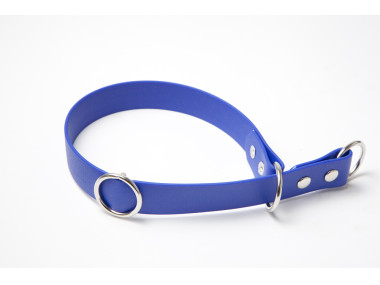 Firedog BioThane Halsband Sport 25 mm 40 cm blau