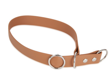 Firedog BioThane collar Sport 25 mm 45 cm light brown