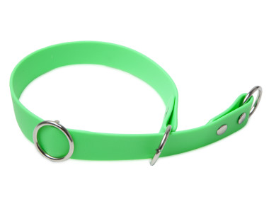 Firedog BioThane Halsband Sport 25 mm 40 cm hellgrün