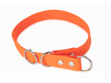 Firedog BioThane Halsband Sport 25 mm 40 cm orange