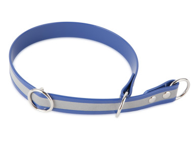 Firedog BioThane collar Sport Reflect 25 mm 45 cm blue