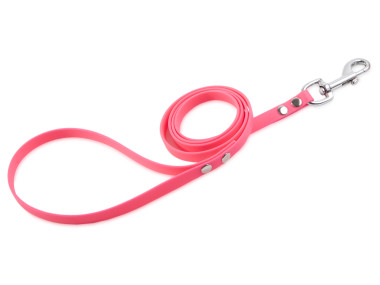 Firedog BioThane Hundeleine 13 mm 1,2 m mit Handschlaufe rosa