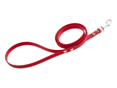 Firedog BioThane Dog leash 13 mm 1,2 m with handle red