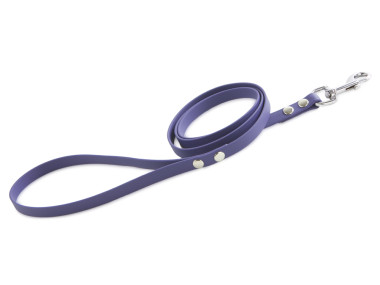 Firedog BioThane Hundeleine 13 mm 1,2 m mit Handschlaufe violett